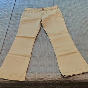 Girl khaki slacks